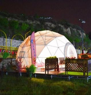 鹿寨河南球形帐篷-室外浪漫乐园